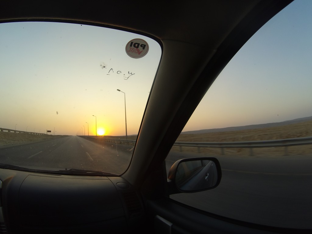 Quelque part sur l'autoroute entre Le Caire et Ain Sokhna