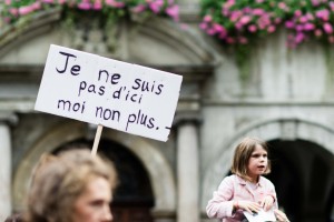 Gustave Deghilage 
Manifestation Stop Dublin - #RefugeesWelcome #openeurope 
(Lausanne, le 15 septembre 2015)